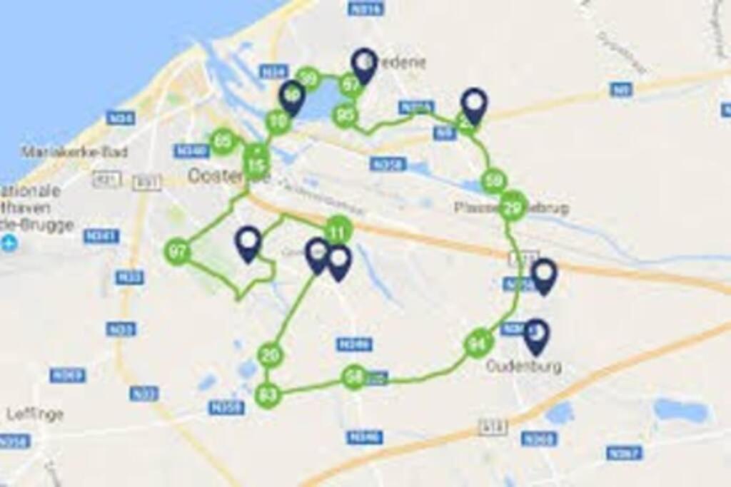 Die Huis 14-Een Oase Van Rust Tussen Polders En Kust Остенде Экстерьер фото